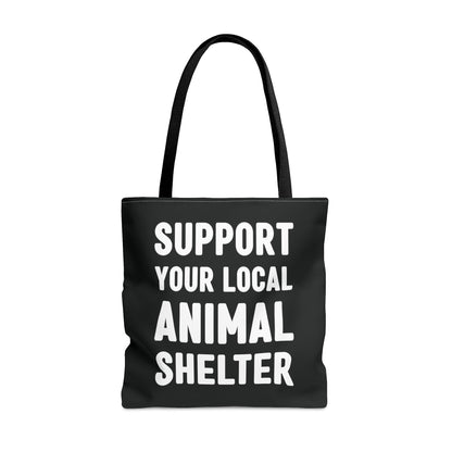 Support Your Local Animal Shelter | Tote Bag - Detezi Designs-28793112773559588949