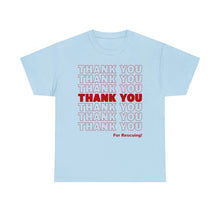 Load image into Gallery viewer, Thank You for Rescuing | Text Tees - Detezi Designs-23288292287840346878
