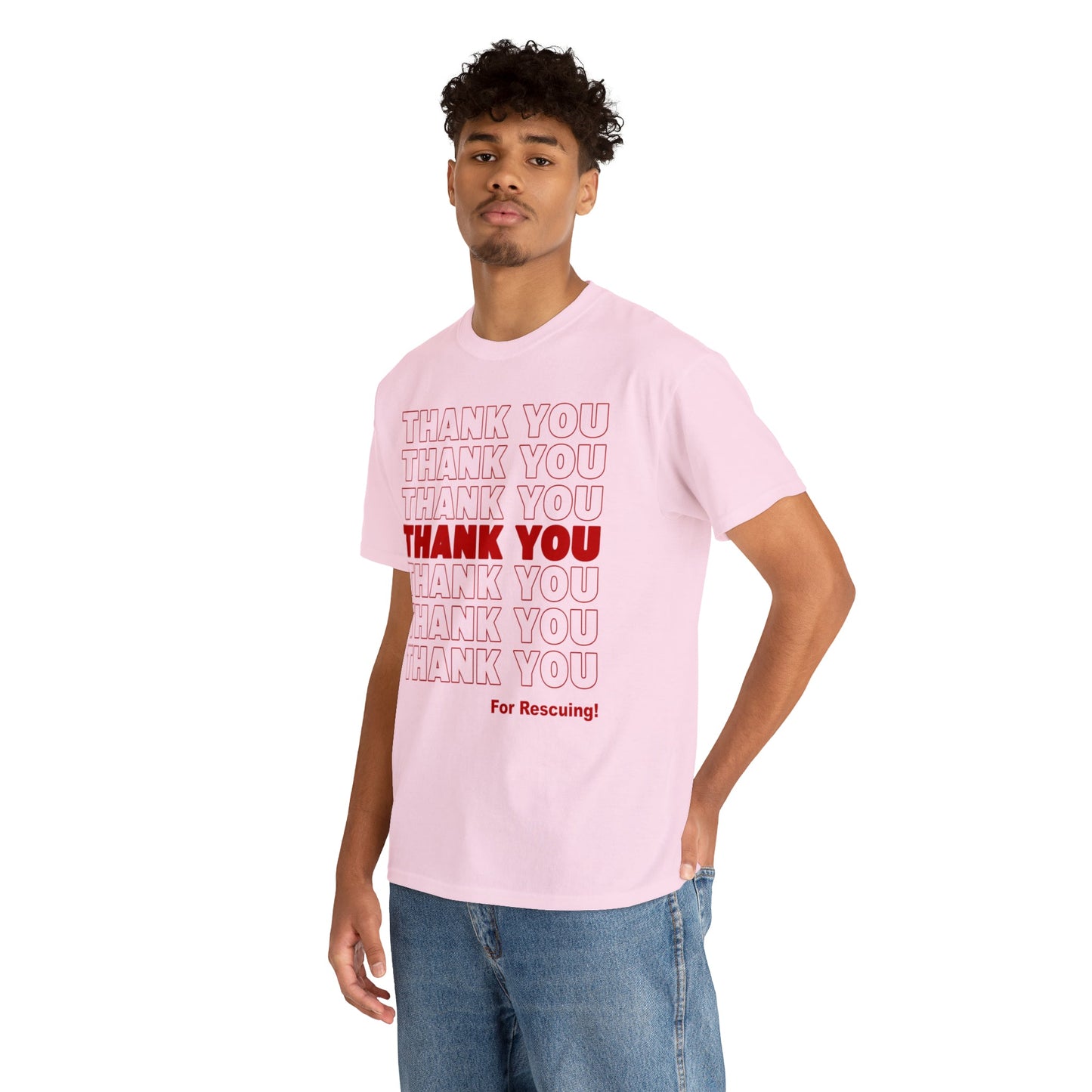 Thank You for Rescuing | Text Tees - Detezi Designs-30705474486544847502