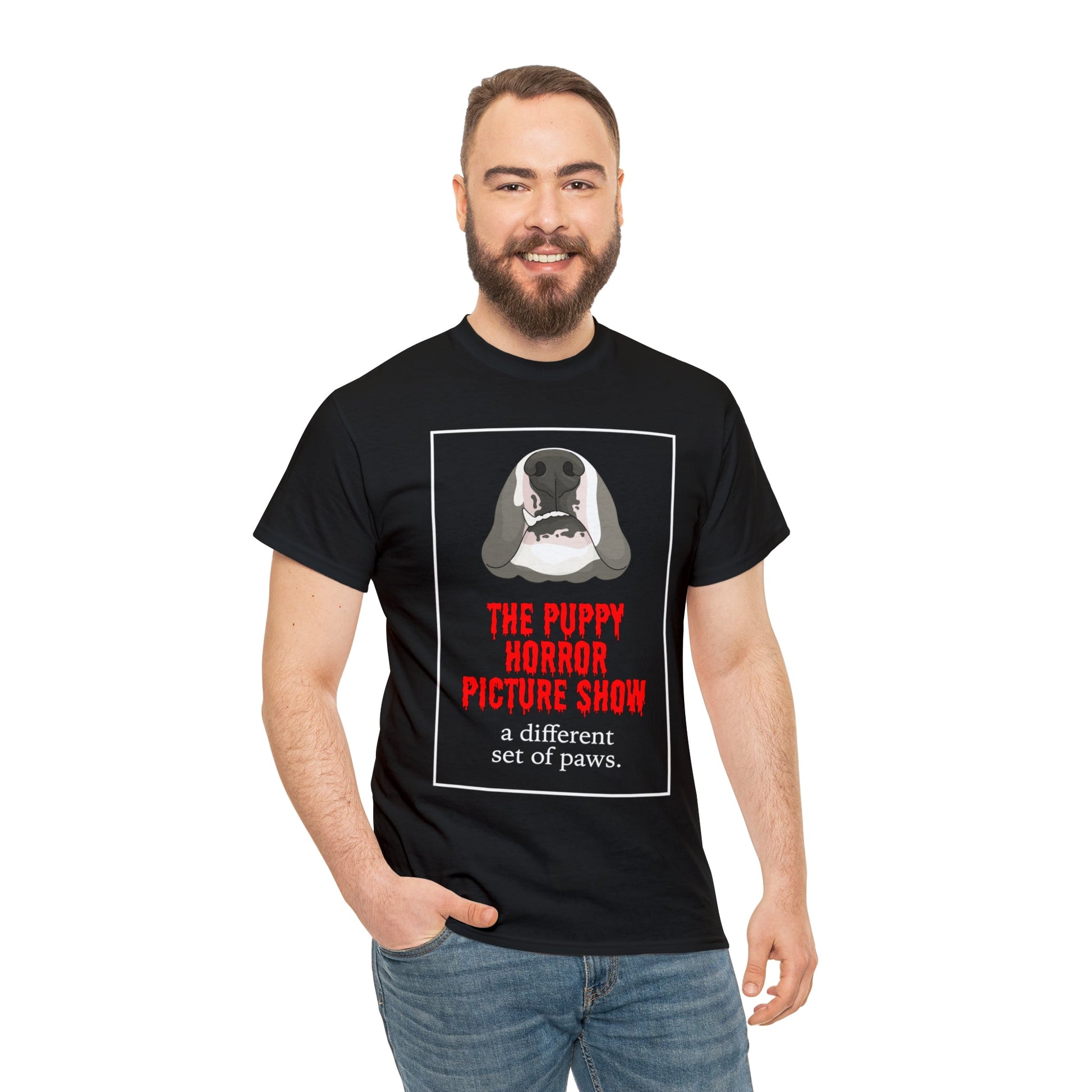 The Puppy Horror Picture Show | T-shirt - Detezi Designs-22596946564256499766