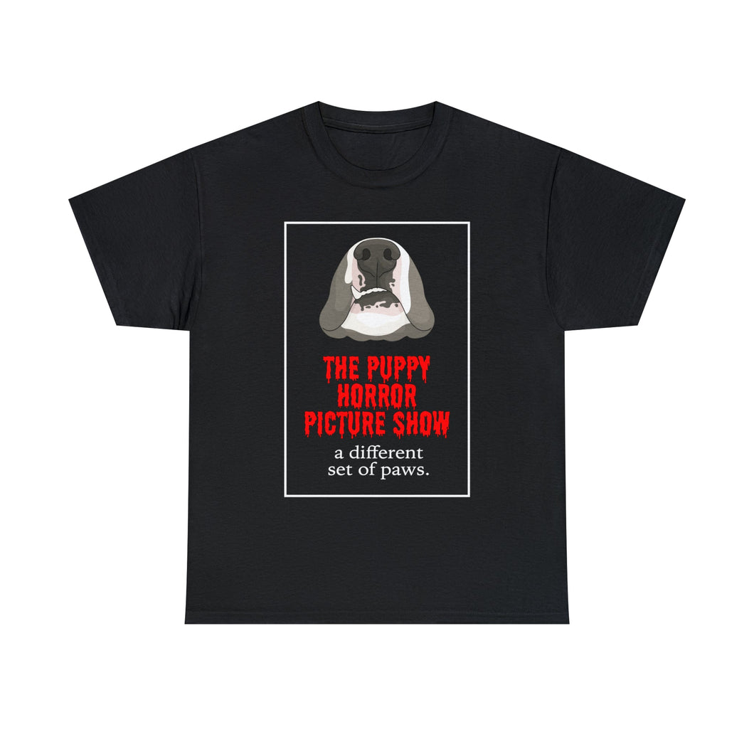 The Puppy Horror Picture Show | T-shirt - Detezi Designs-22596946564256499766