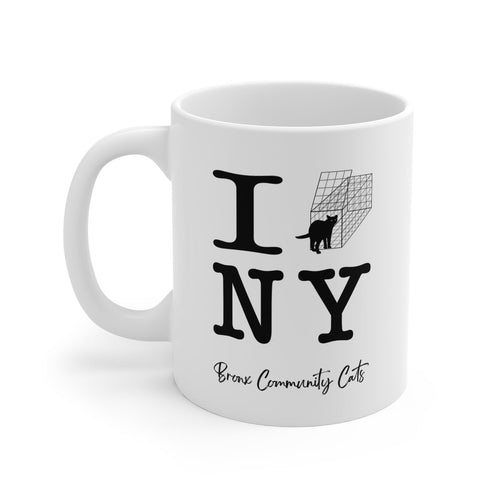 TNRM NY | FUNDRAISER for Bronx Community Cats | 11oz Mug - Detezi Designs-43656903130553283645