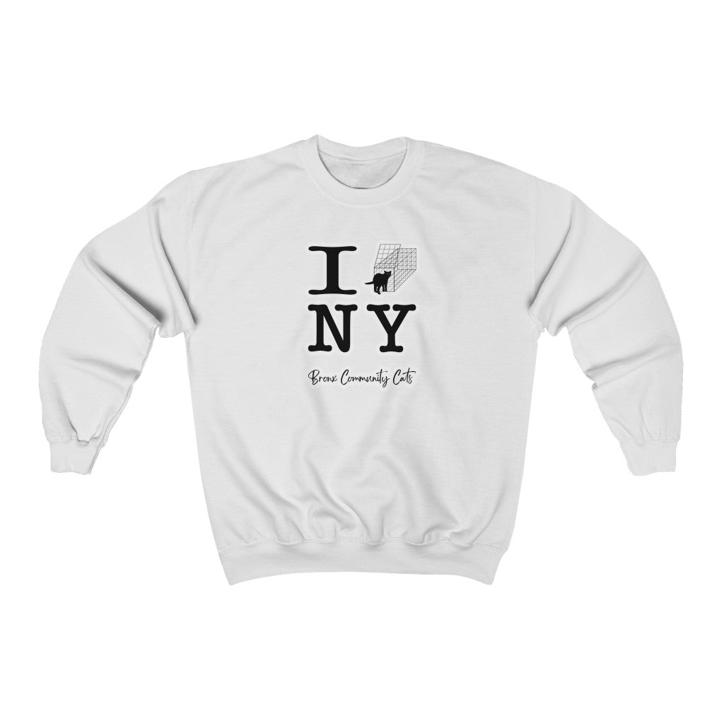 TNRM NY | FUNDRAISER for Bronx Community Cats | Crewneck Sweatshirt - Detezi Designs-26816685891154757262