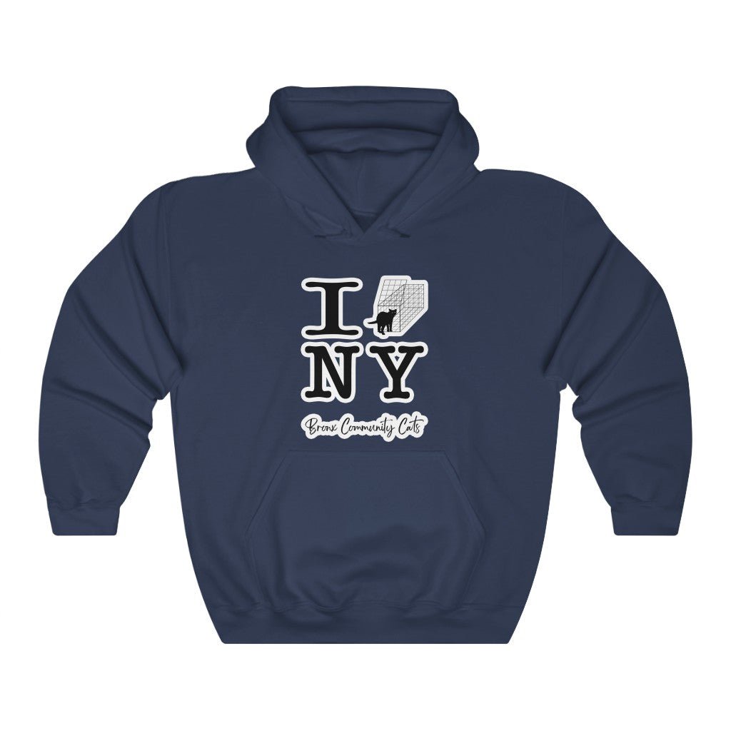 TNRM NY | FUNDRAISER for Bronx Community Cats | Hooded Sweatshirt - Detezi Designs-17702131988725406528