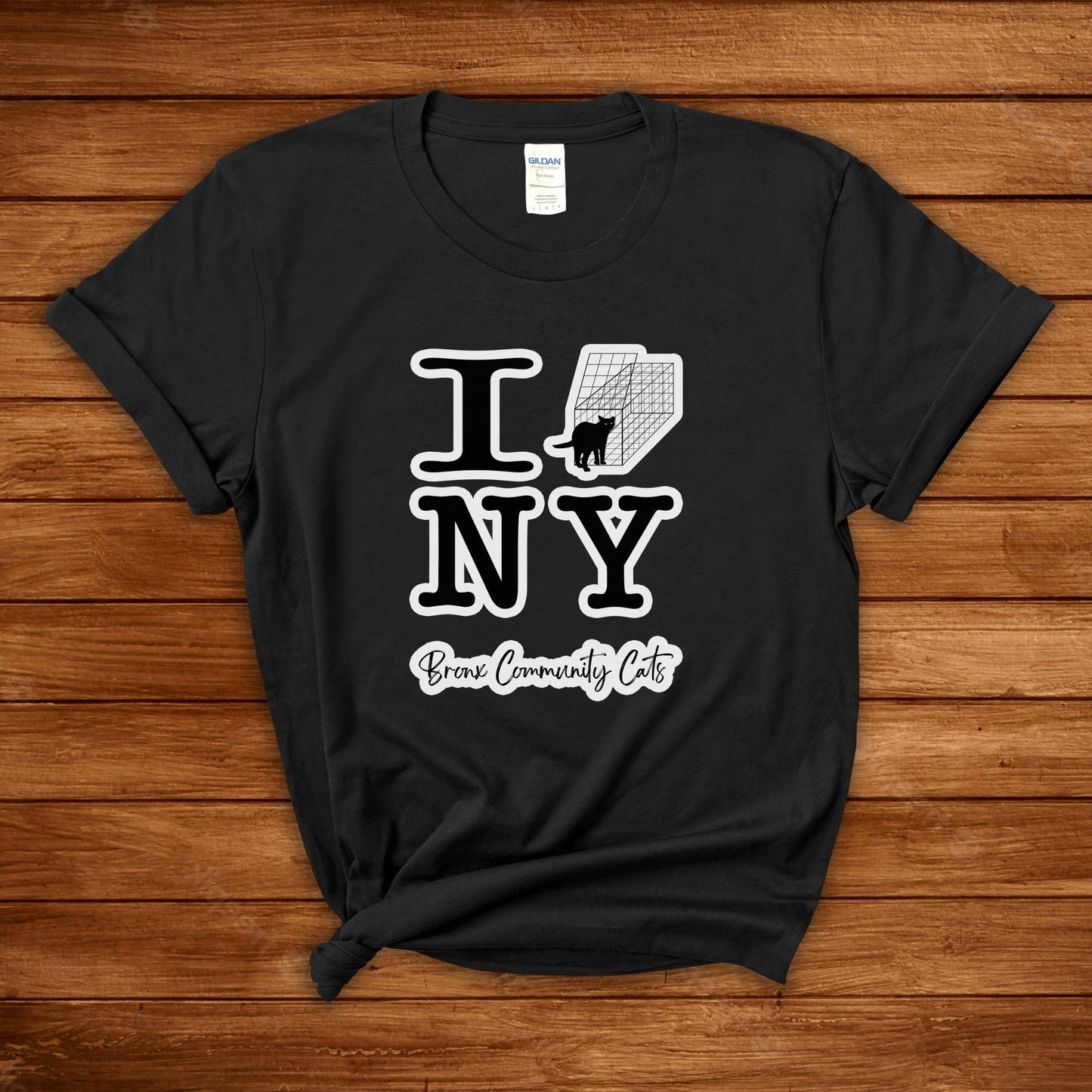 TNRM NY | FUNDRAISER for Bronx Community Cats | T-shirt - Detezi Designs-61397431560263444145