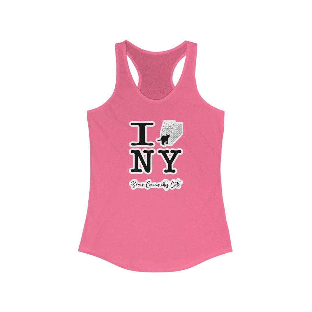 TNRM NY | FUNDRAISER for Bronx Community Cats | Women's Racerback Tank - Detezi Designs-25802408137742330977
