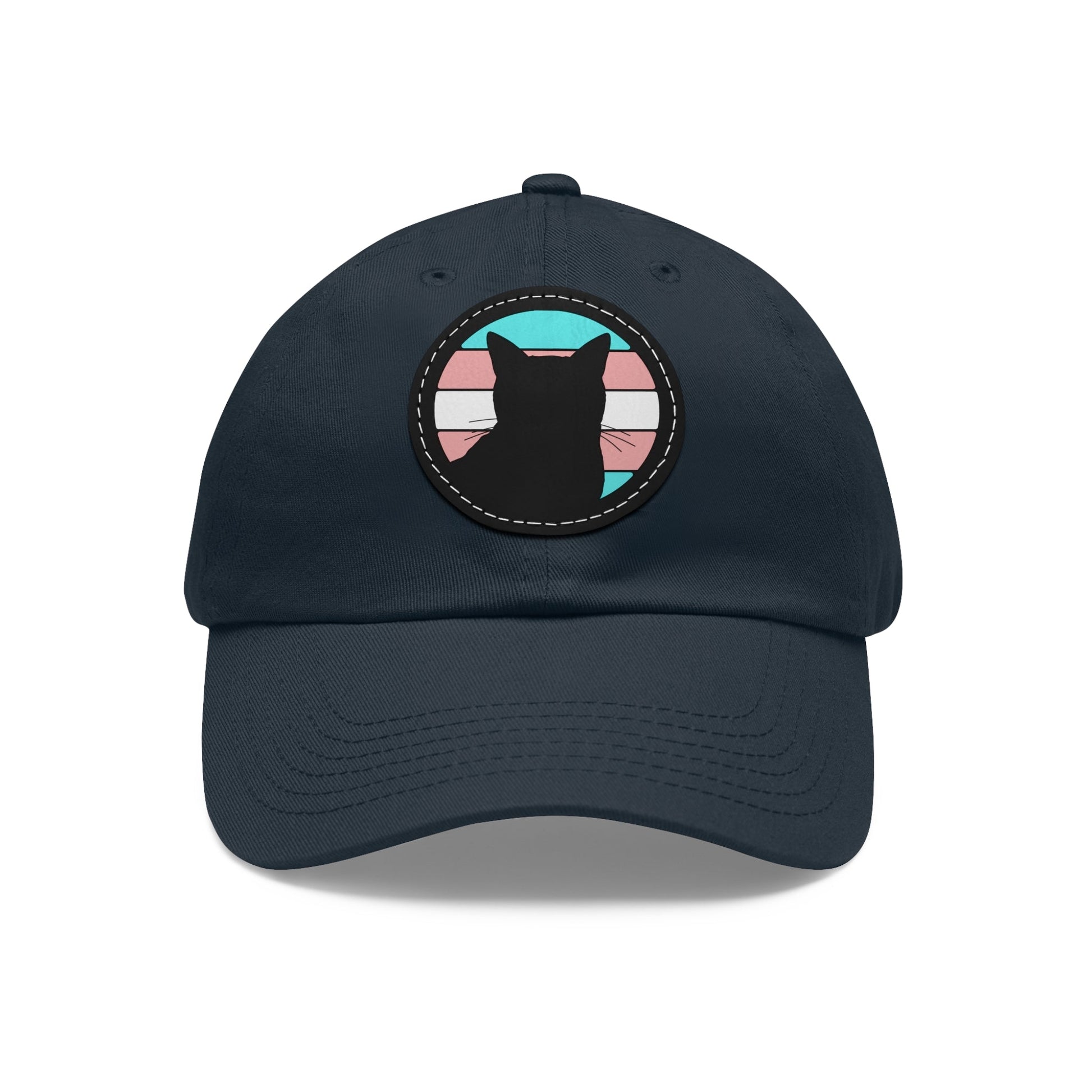 Trans Pride | Cat Silhouette | Dad Hat - Detezi Designs-14080896439085788984