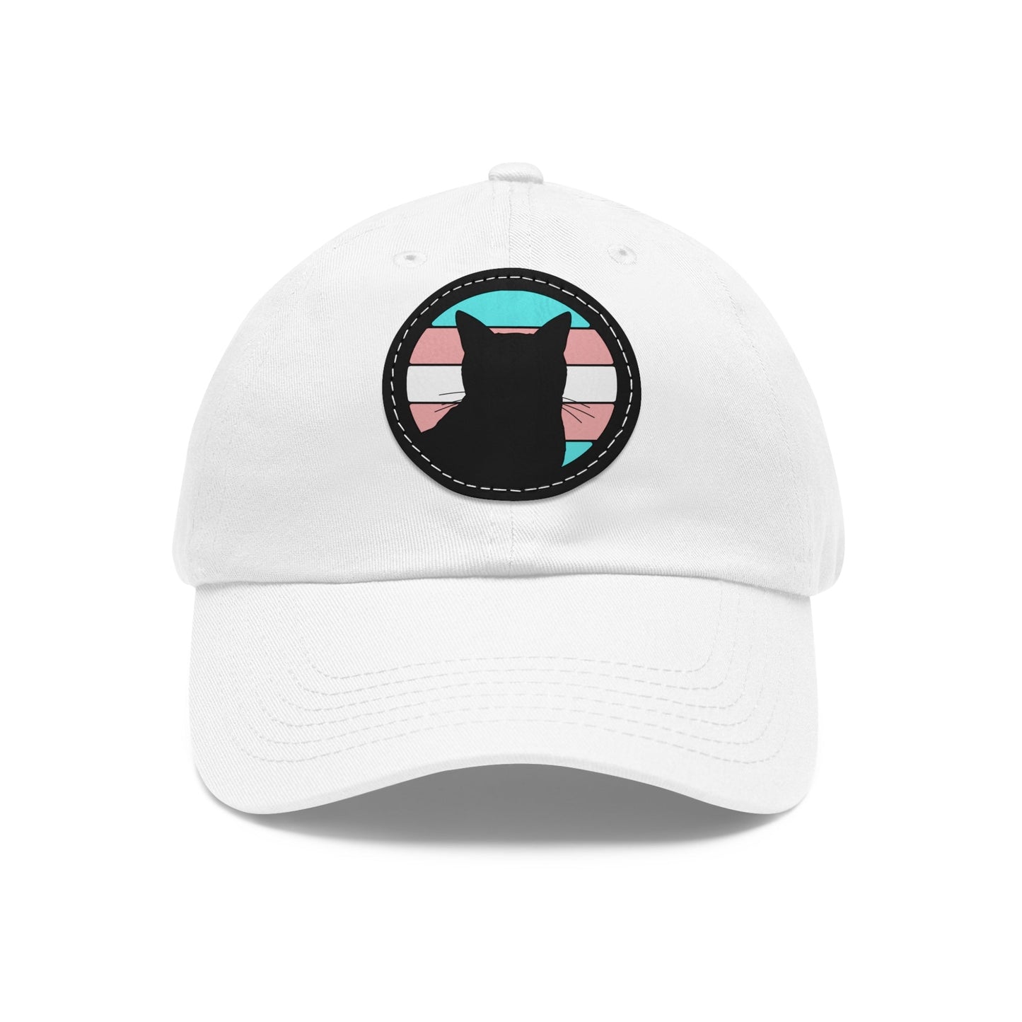 Trans Pride | Cat Silhouette | Dad Hat - Detezi Designs-31063921578343302393