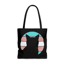 Load image into Gallery viewer, Trans Pride | Cat Silhouette | Tote Bag - Detezi Designs-16503942666003505337
