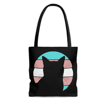 Load image into Gallery viewer, Trans Pride | Cat Silhouette | Tote Bag - Detezi Designs-21457027808740031700
