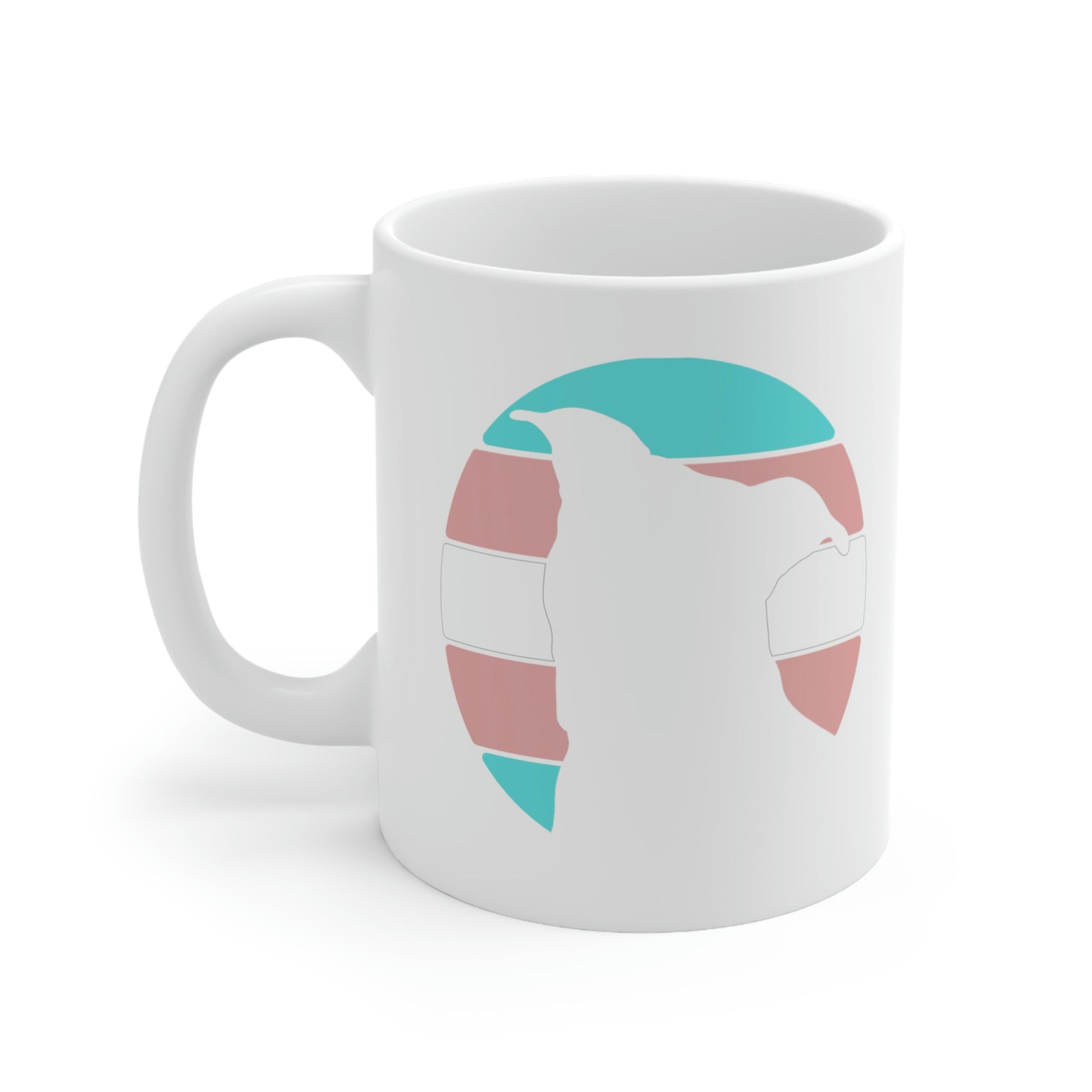 Trans Pride | Pit Bull Silhouette | Mug - Detezi Designs-29799138075156045889