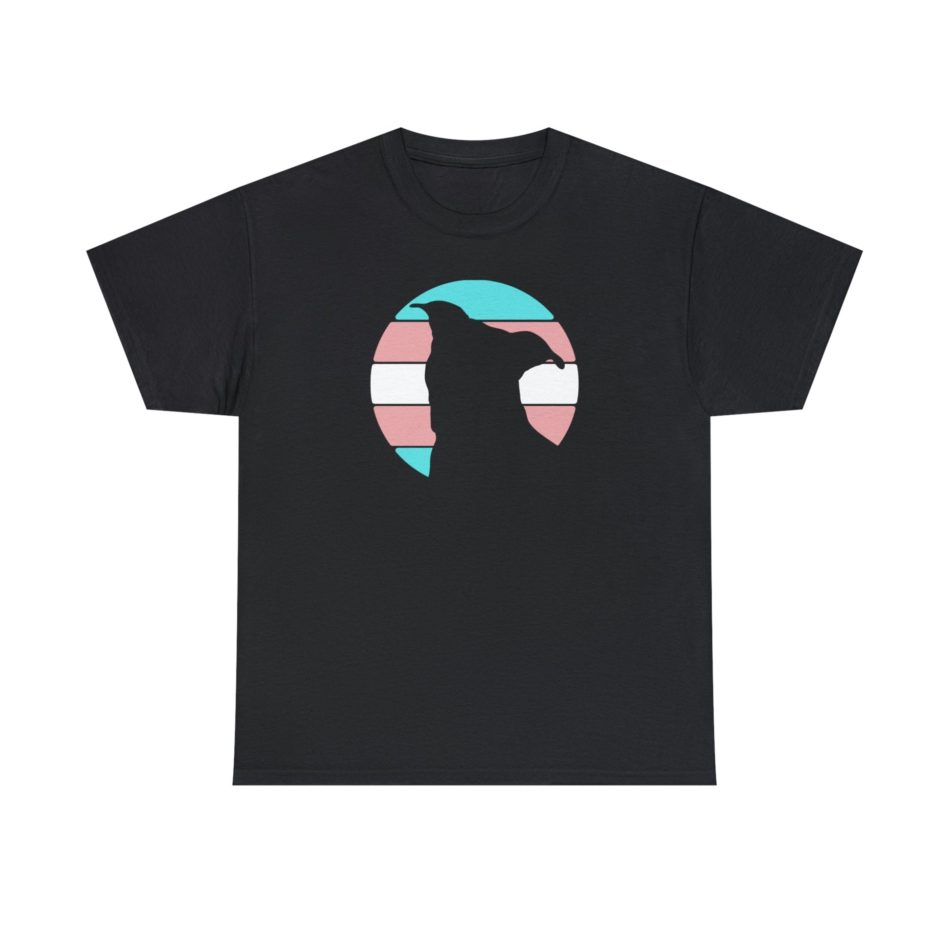Trans Pride | Pit Bull Silhouette | T-shirt - Detezi Designs-23503337033773020149