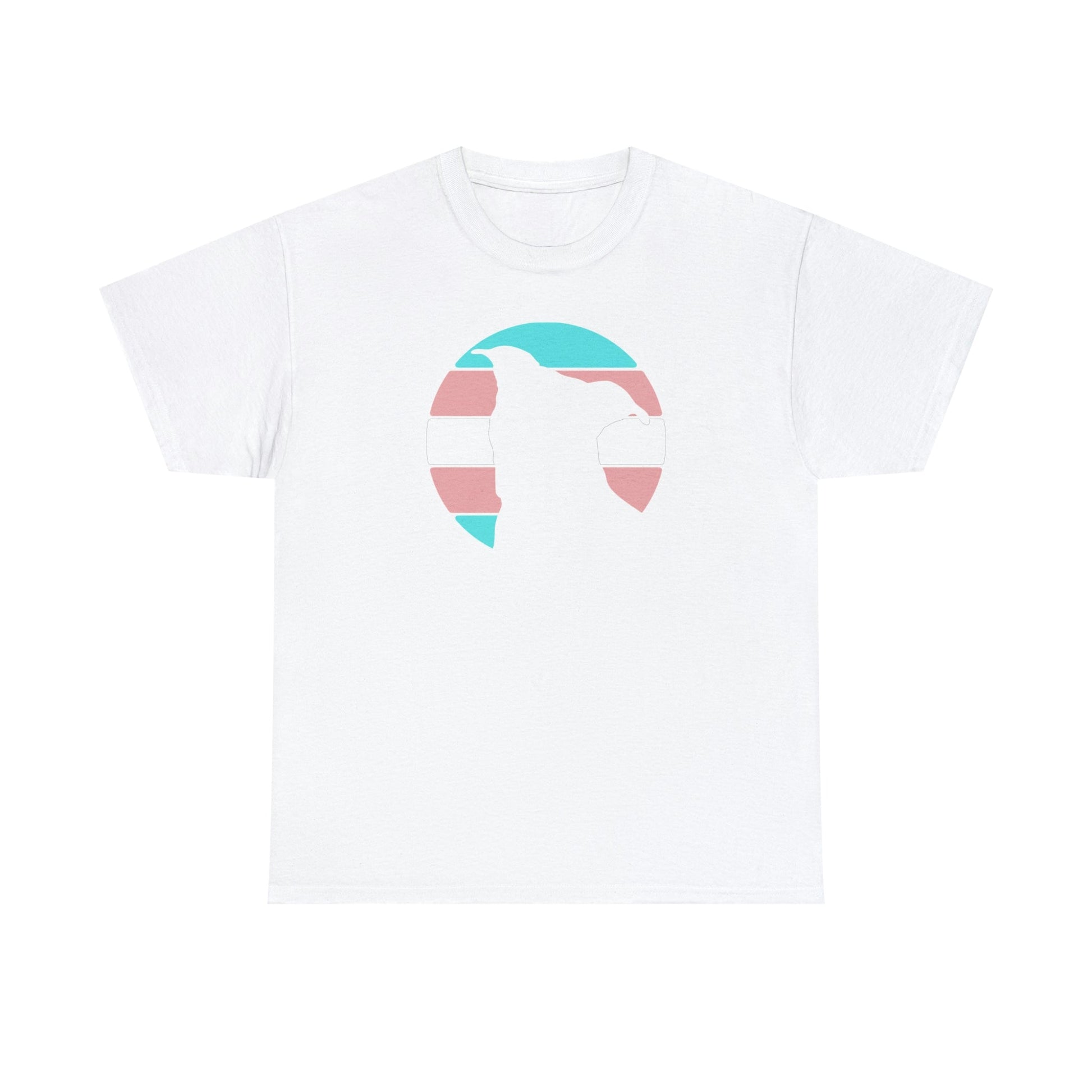 Trans Pride | Pit Bull Silhouette | T-shirt - Detezi Designs-85877036346337712692