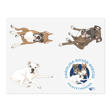 Load image into Gallery viewer, Tyson, Lady, and Romeo | FUNDRAISER for Carolina Boxer Rescue | Sticker Sheets - Detezi Designs-32873435472579604802
