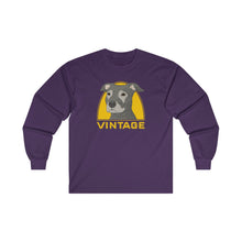 Load image into Gallery viewer, Vintage Dog | Long Sleeve Tee - Detezi Designs-21243000751558304467
