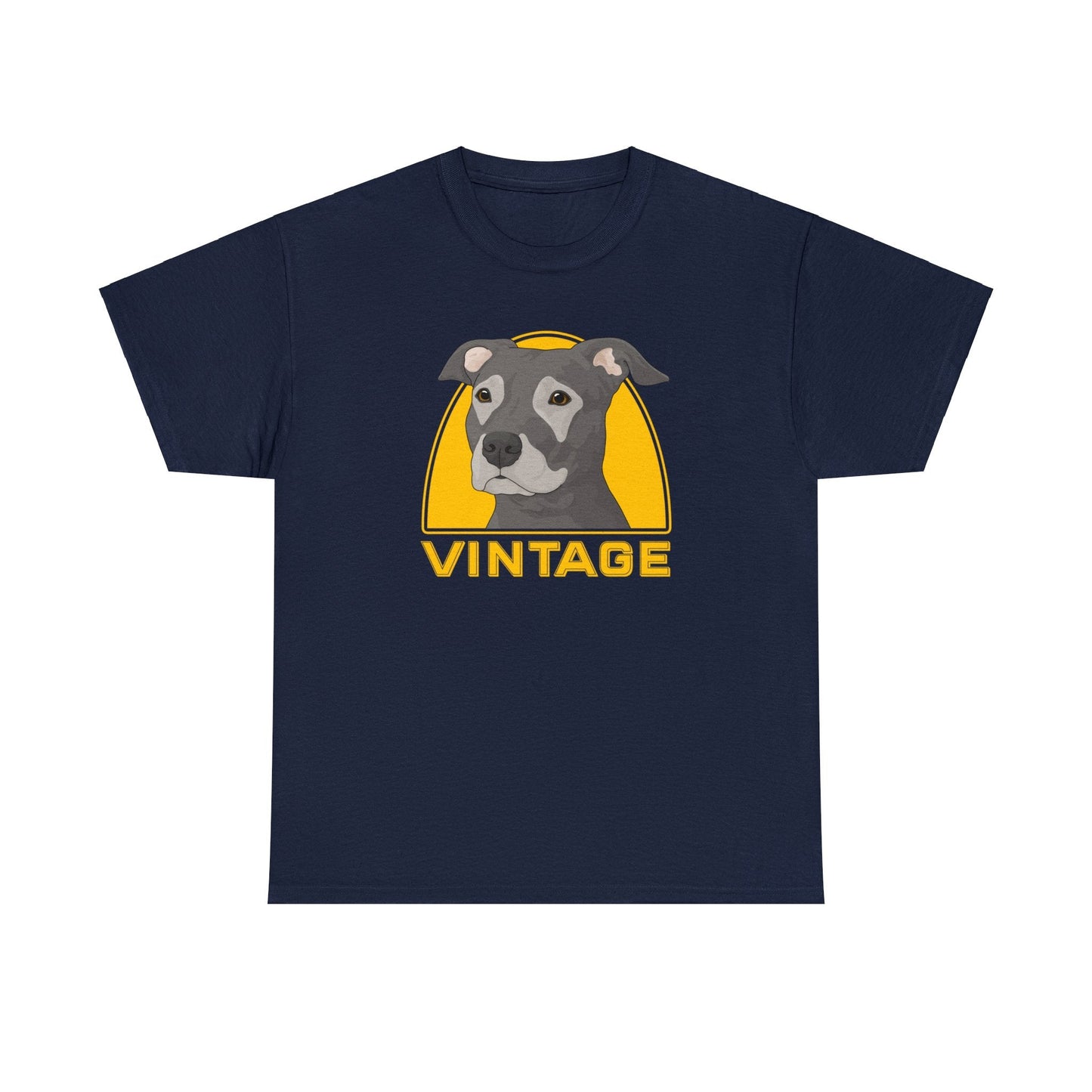 Vintage Dog | T-shirt - Detezi Designs-16695364783880871127