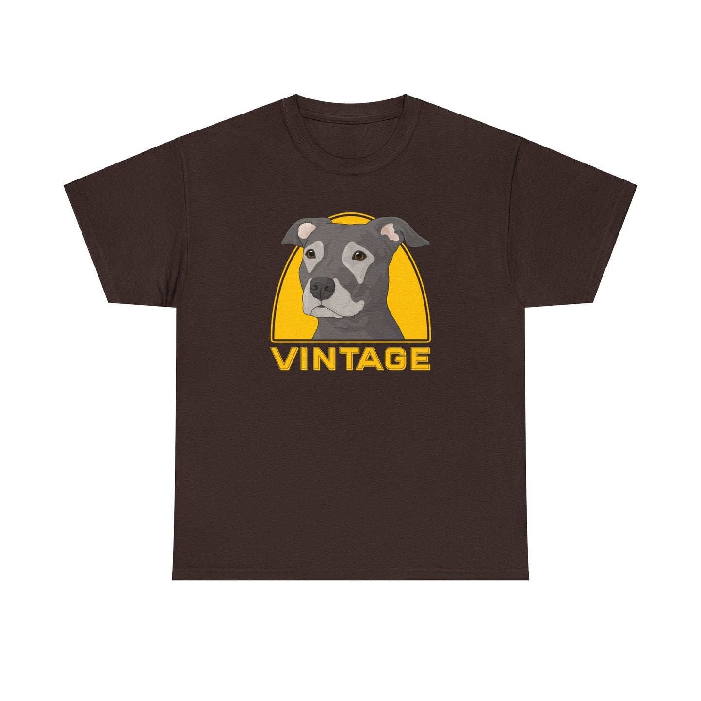 Vintage Dog | T-shirt - Detezi Designs-22243202964968874815