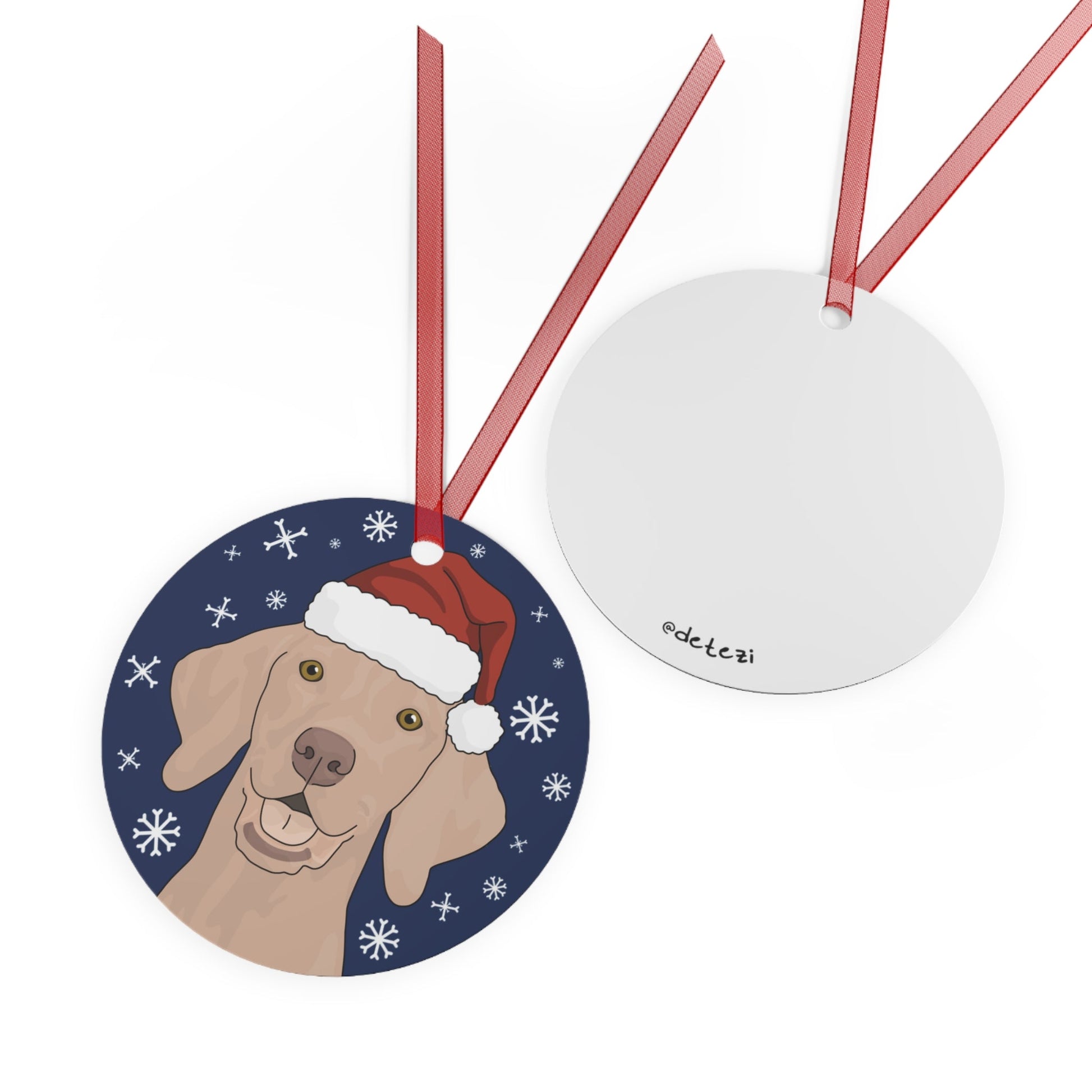 Vizsla | 2023 Holiday Ornament - Detezi Designs-39238532099085651871