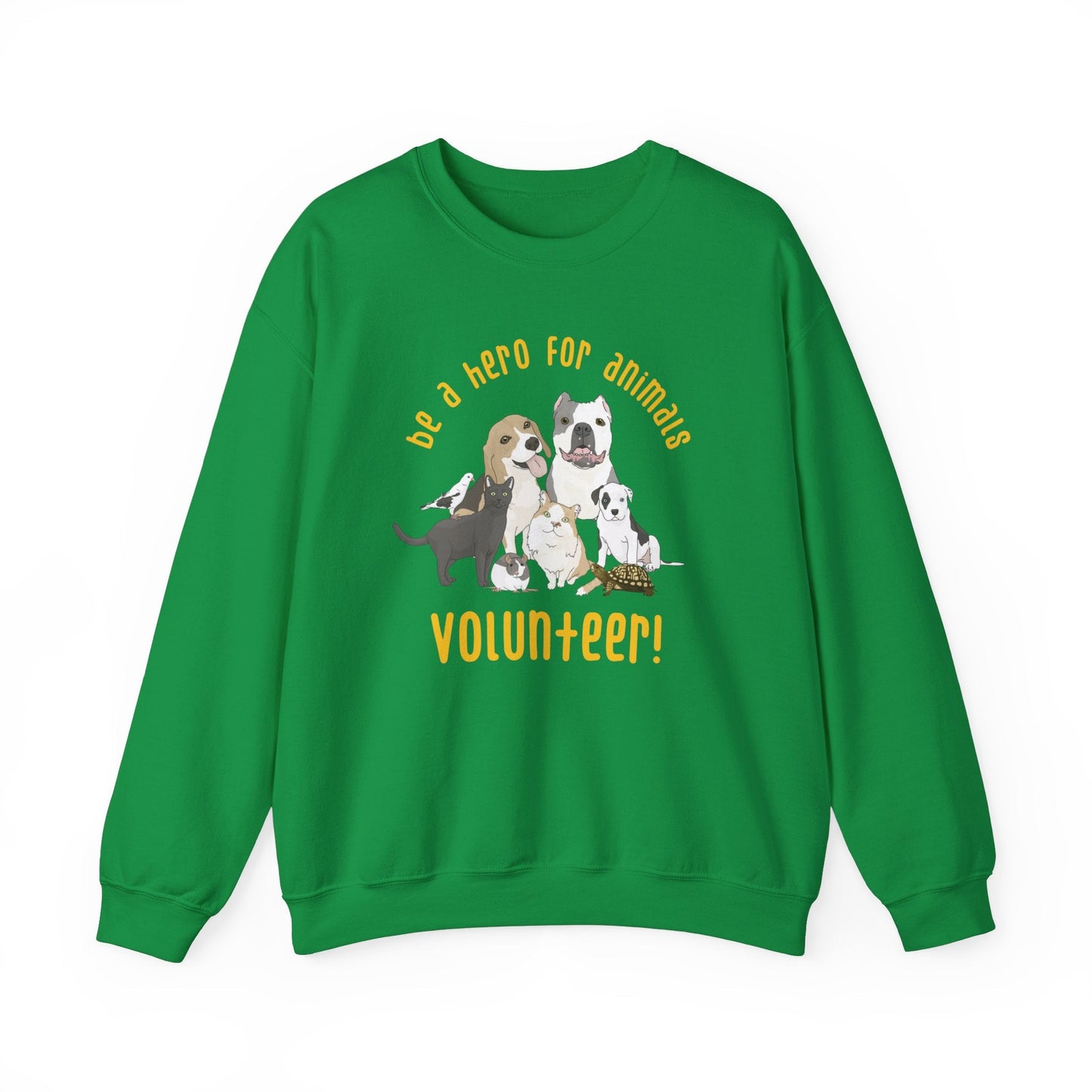 Volunteer! | Crewneck Sweatshirt - Detezi Designs-15369266326122135643