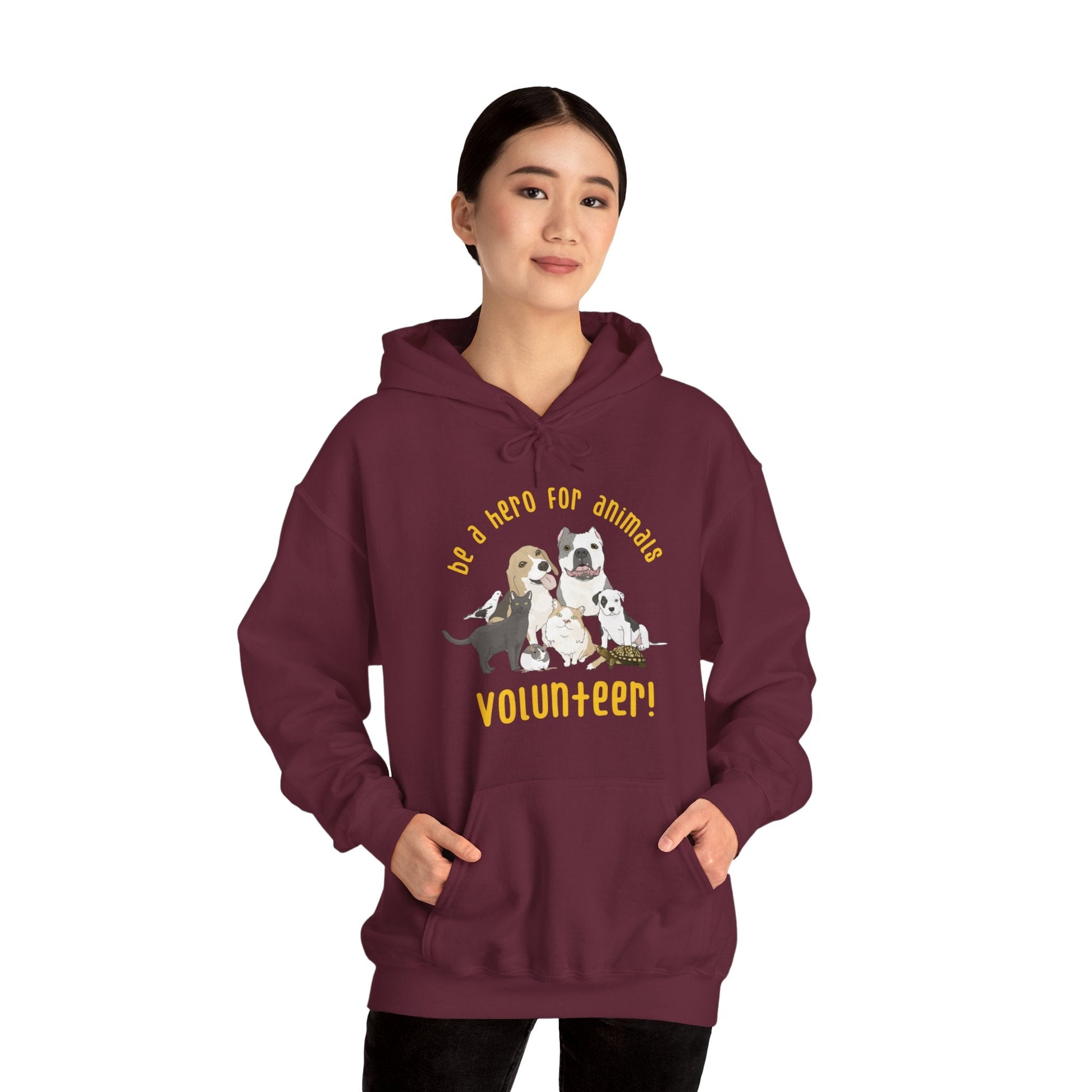 Volunteer! | Hooded Sweatshirt - Detezi Designs-19711015663228322933