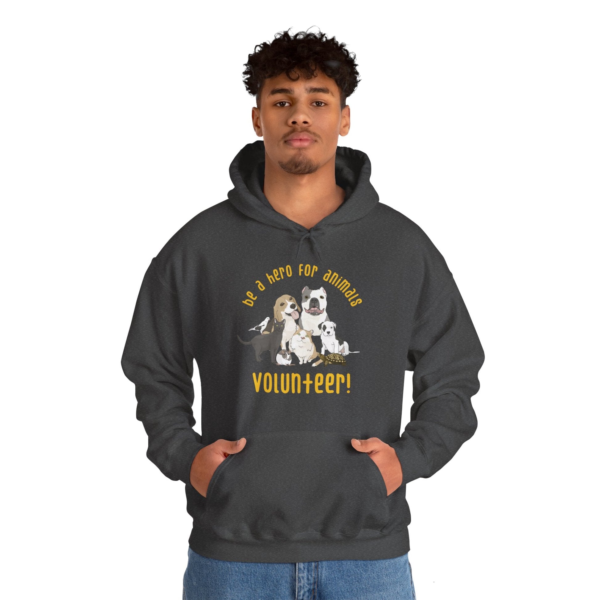 Volunteer! | Hooded Sweatshirt - Detezi Designs-19711015663228322933