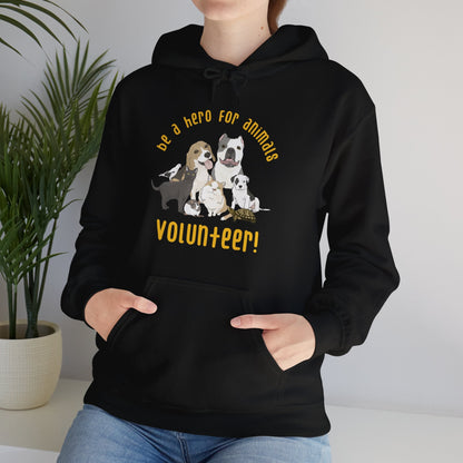 Volunteer! | Hooded Sweatshirt - Detezi Designs-19711015663228322933