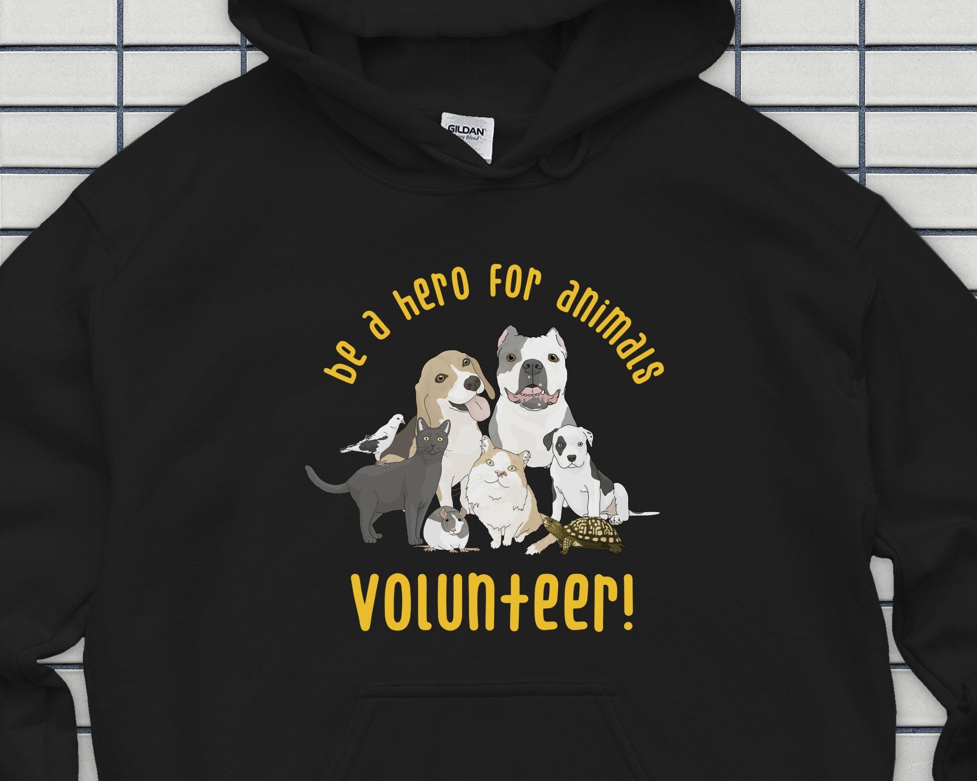 Volunteer! | Hooded Sweatshirt - Detezi Designs-24736868251973311320