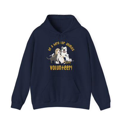 Volunteer! | Hooded Sweatshirt - Detezi Designs-31082205674811209593