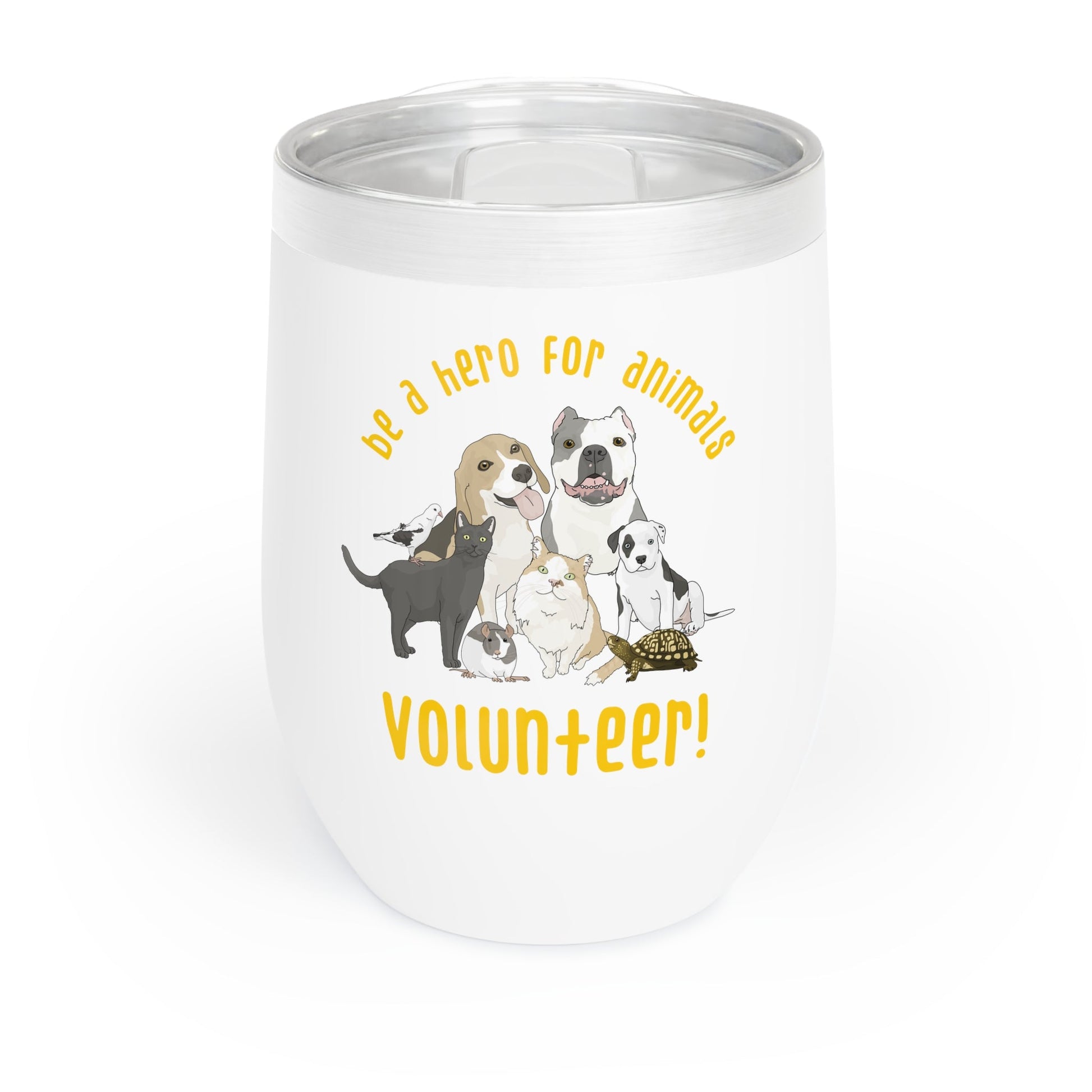 Volunteer! | Wine Tumbler - Detezi Designs-21531276190021525967