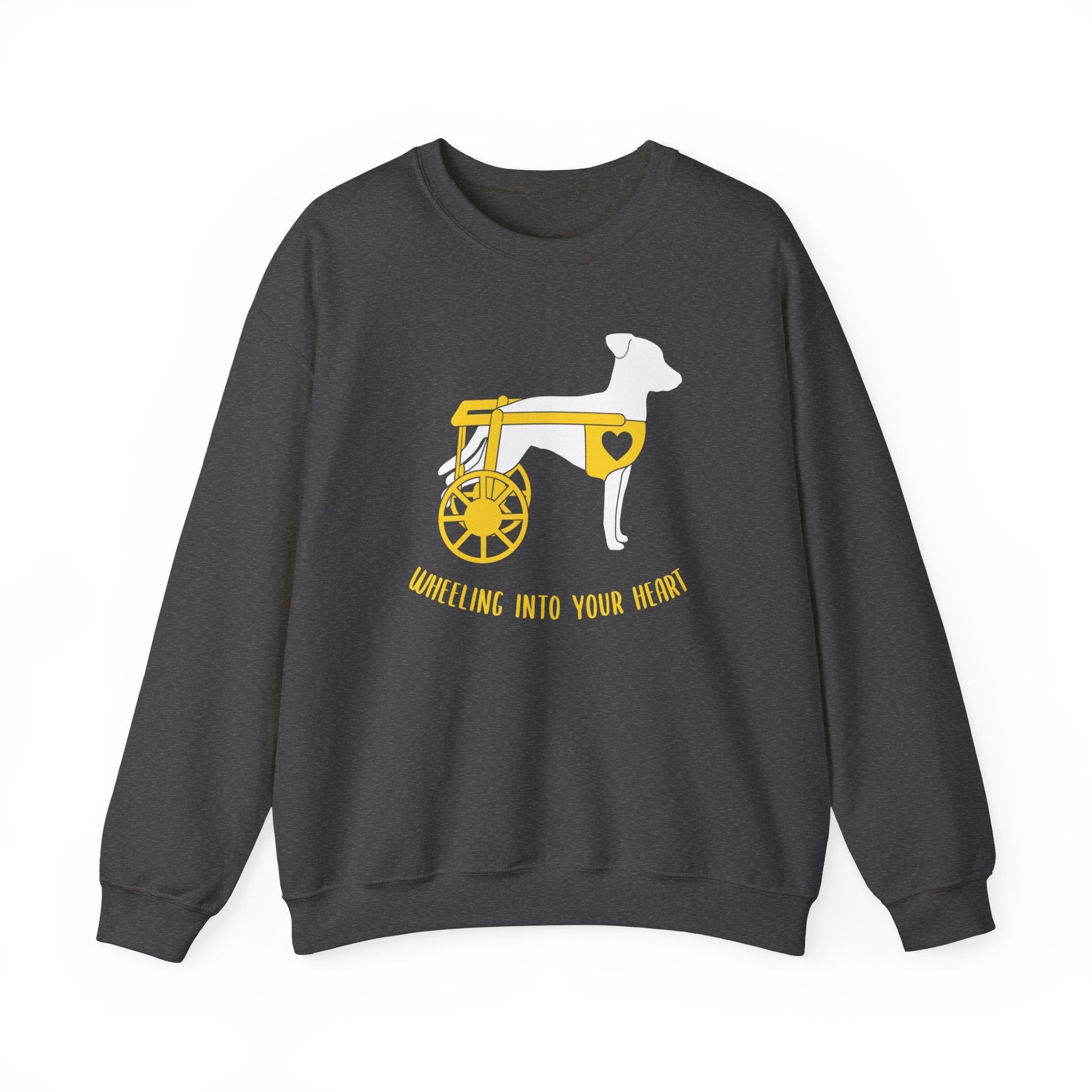 Wheeling Into Your Heart | Crewneck Sweatshirt - Detezi Designs-16850624596215018572