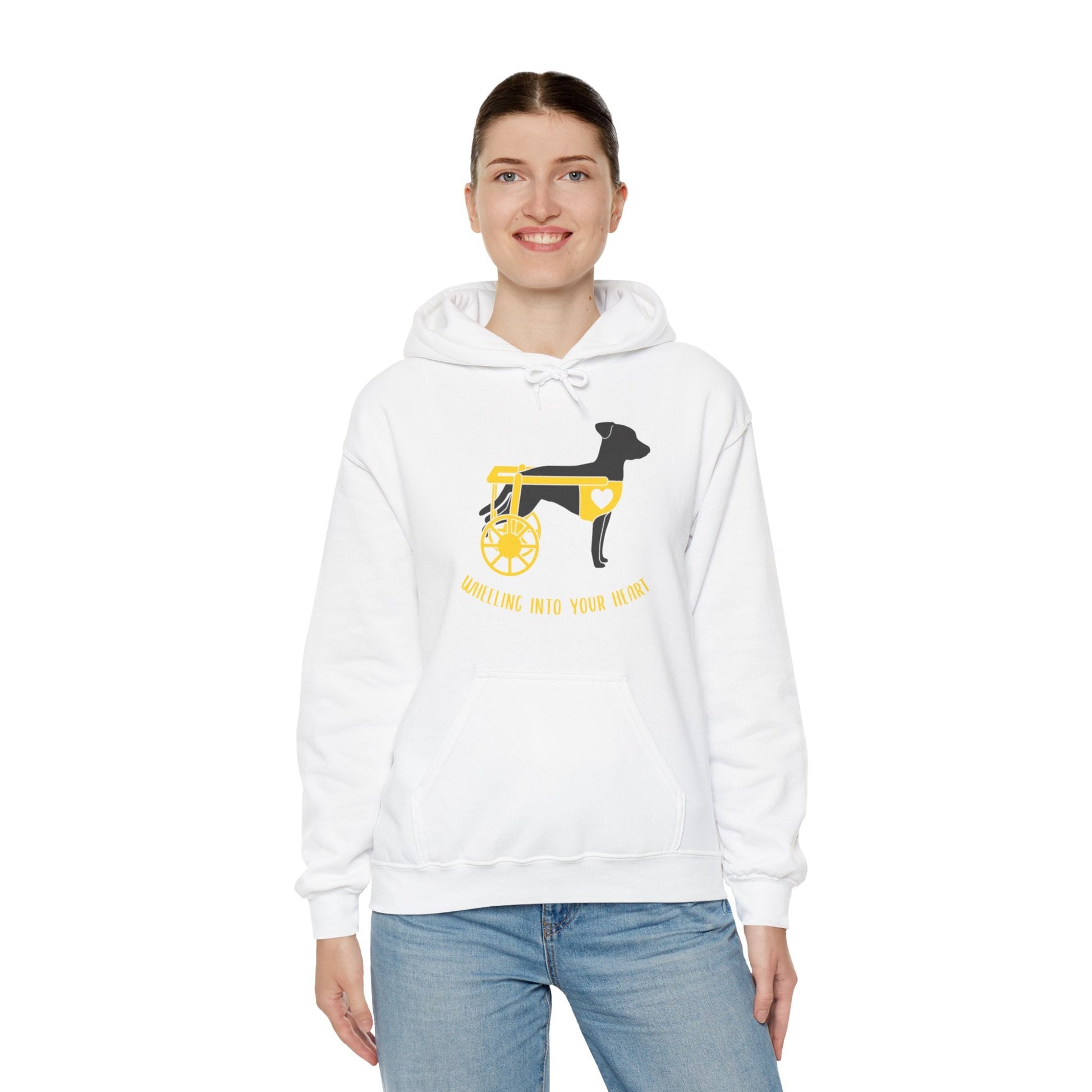 Wheeling Into Your Heart | Hooded Sweatshirt - Detezi Designs-26954507340079724495