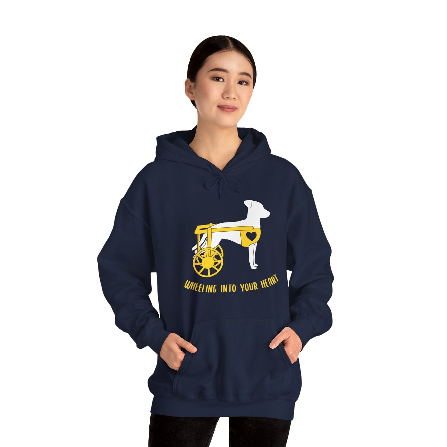 Wheeling Into Your Heart | Hooded Sweatshirt - Detezi Designs-26954507340079724495