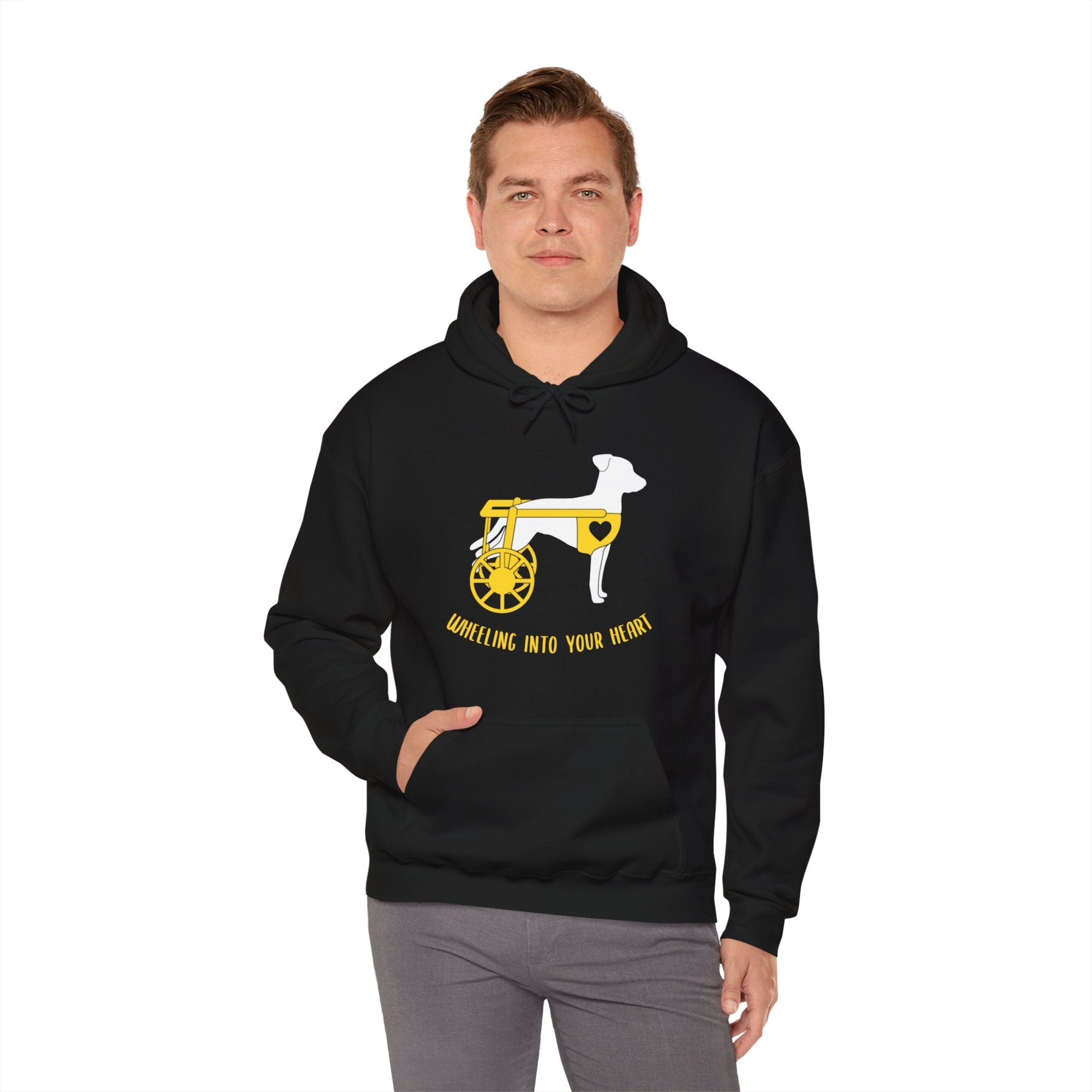 Wheeling Into Your Heart | Hooded Sweatshirt - Detezi Designs-26954507340079724495