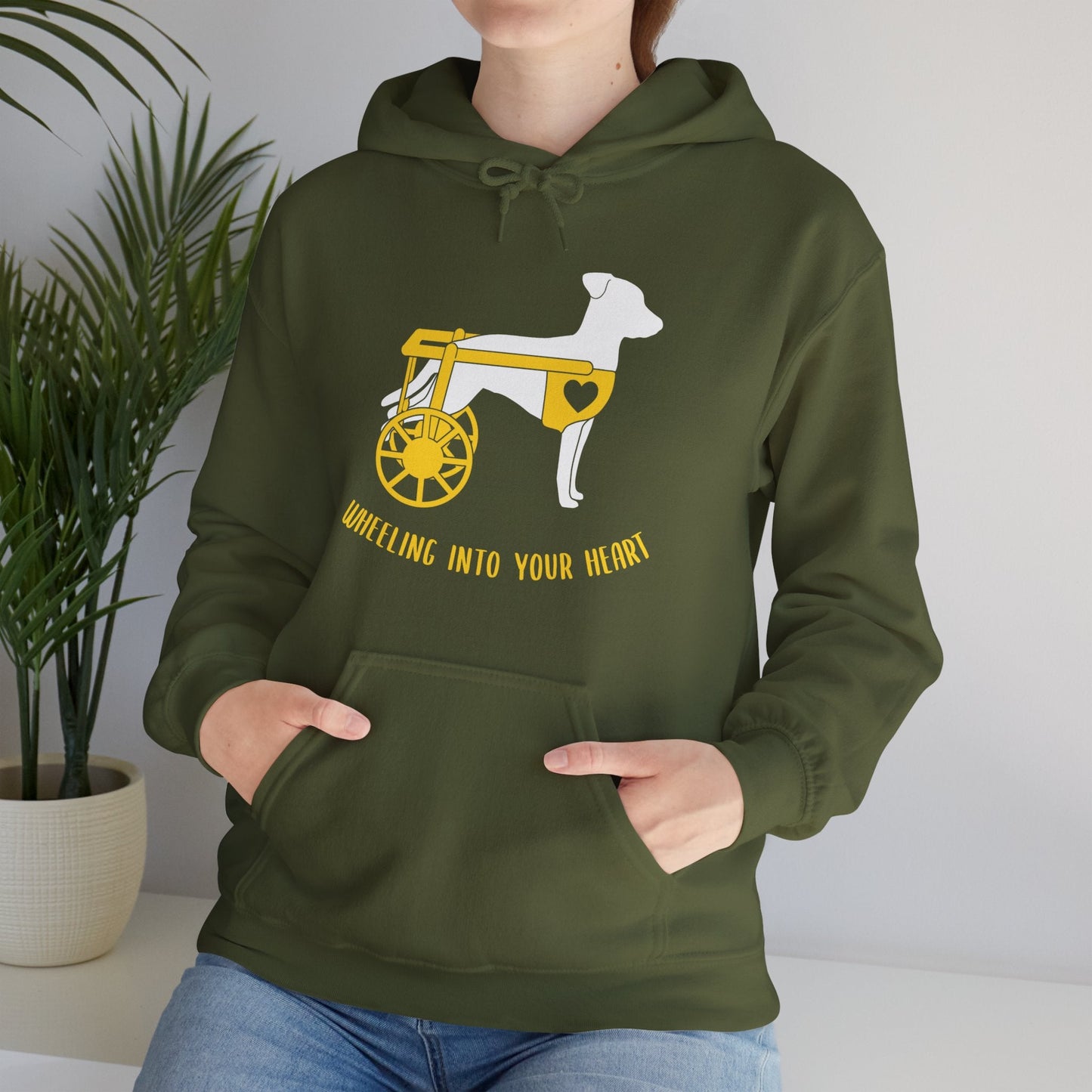 Wheeling Into Your Heart | Hooded Sweatshirt - Detezi Designs-26954507340079724495