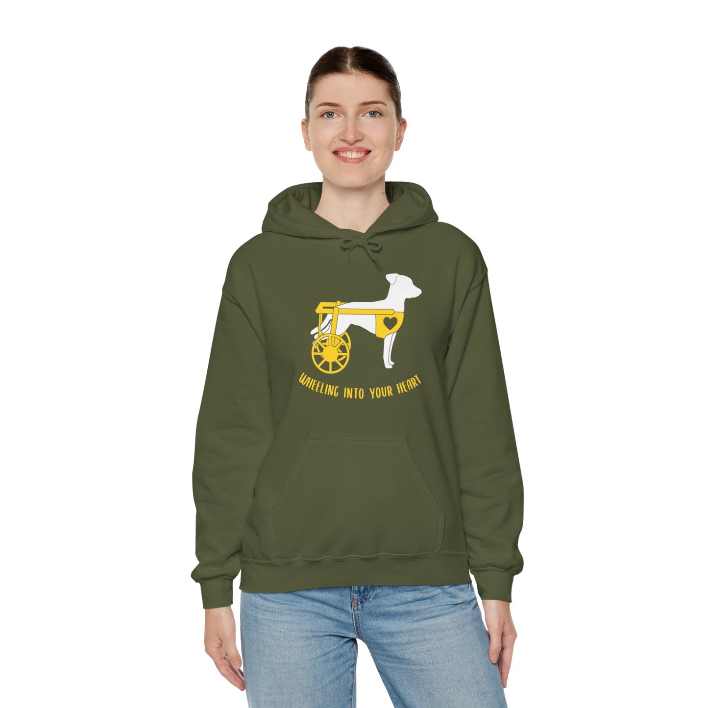 Wheeling Into Your Heart | Hooded Sweatshirt - Detezi Designs-26954507340079724495