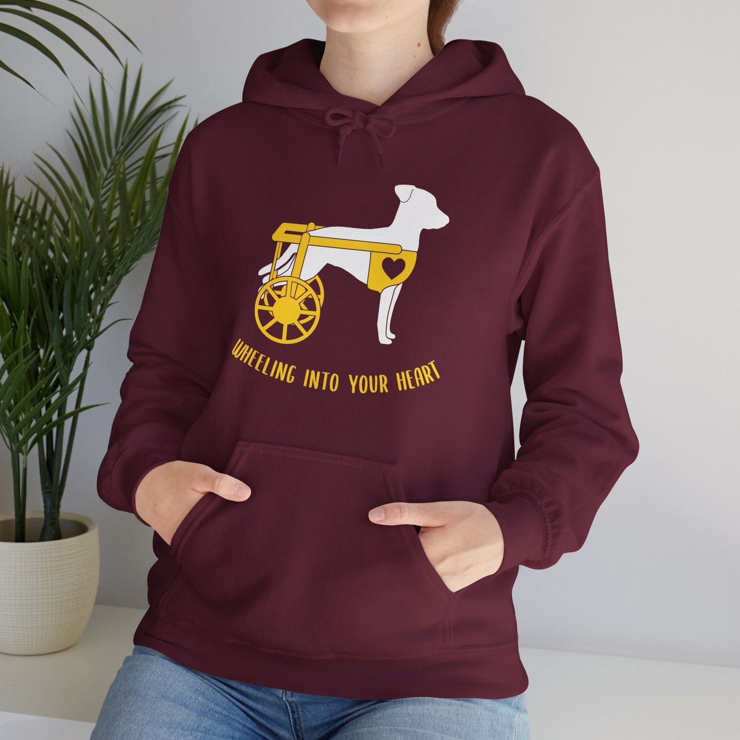 Wheeling Into Your Heart | Hooded Sweatshirt - Detezi Designs-26954507340079724495