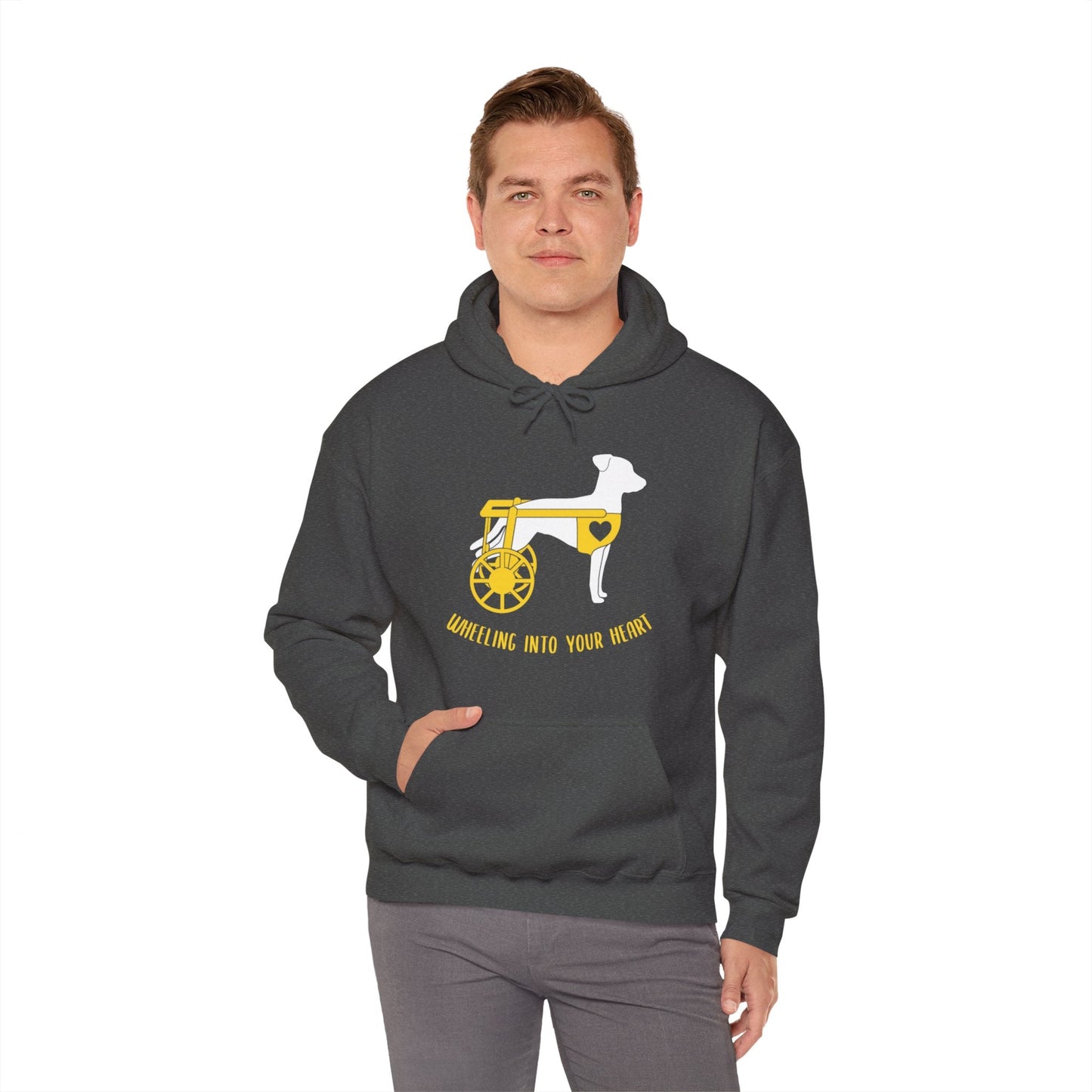 Wheeling Into Your Heart | Hooded Sweatshirt - Detezi Designs-26954507340079724495