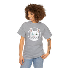 Load image into Gallery viewer, White DSH Cat Circle | T-shirt - Detezi Designs-17314581046589838191
