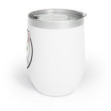 Load image into Gallery viewer, White DSH Cat Circle | Wine Tumbler - Detezi Designs-16530278855999865646
