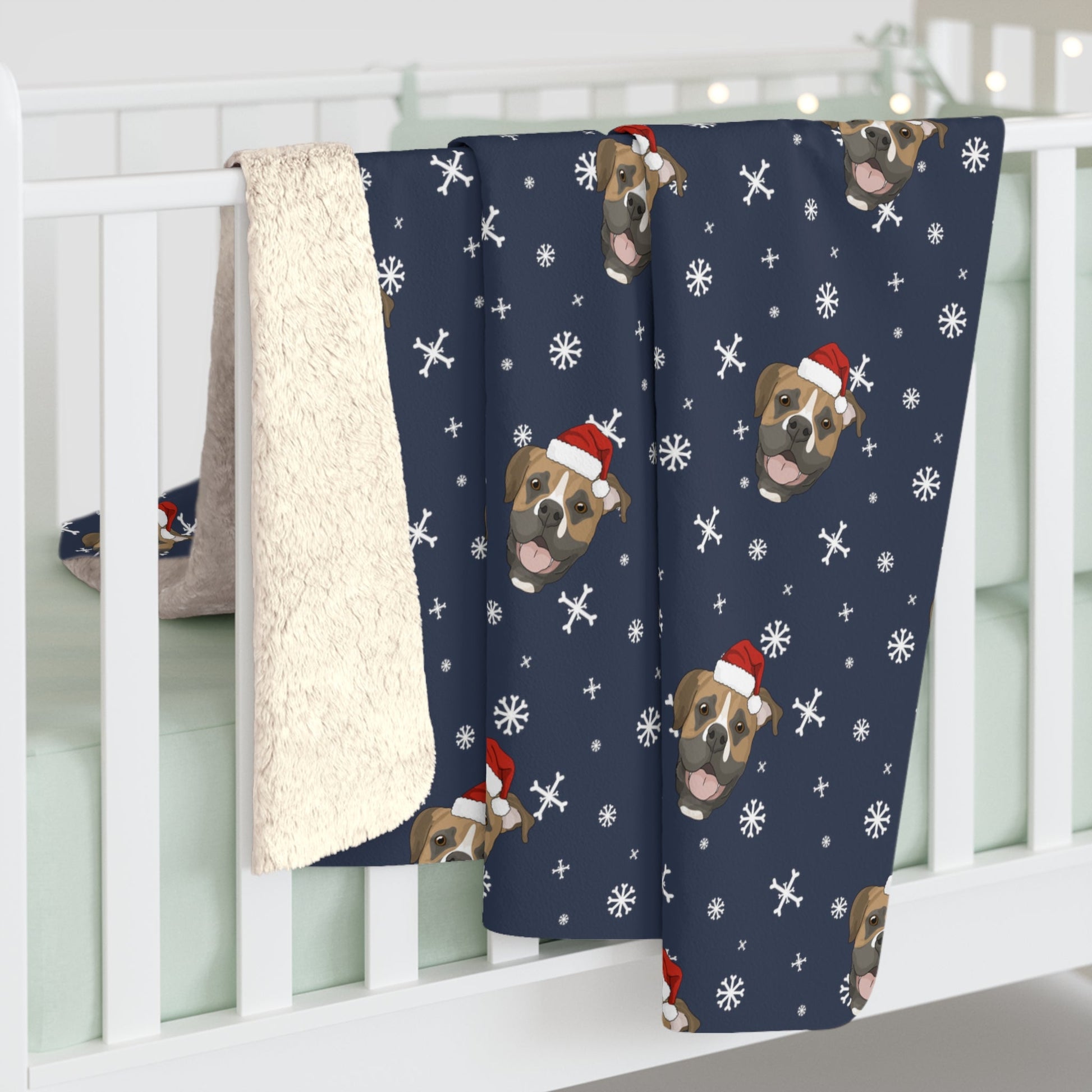 Winter Boxer Blanket | Sherpa Fleece - Detezi Designs-31224708217722227070