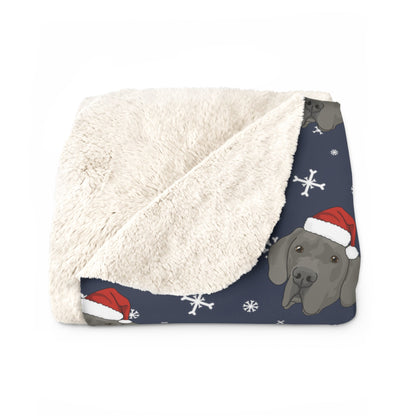 Winter Great Dane Blanket | Sherpa Fleece - Detezi Designs-31097593543451789166