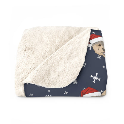 Winter Yorkshire Terrier Blanket | Sherpa Fleece - Detezi Designs-12896774292727685446