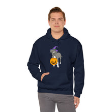 Load image into Gallery viewer, Witchy Puppy | Hooded Sweatshirt - Detezi Designs-11682384110260485452
