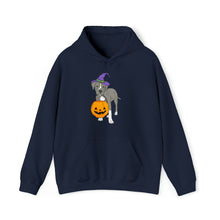 Load image into Gallery viewer, Witchy Puppy | Hooded Sweatshirt - Detezi Designs-23588658594086762581
