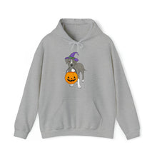 Load image into Gallery viewer, Witchy Puppy | Hooded Sweatshirt - Detezi Designs-26959109699515651093
