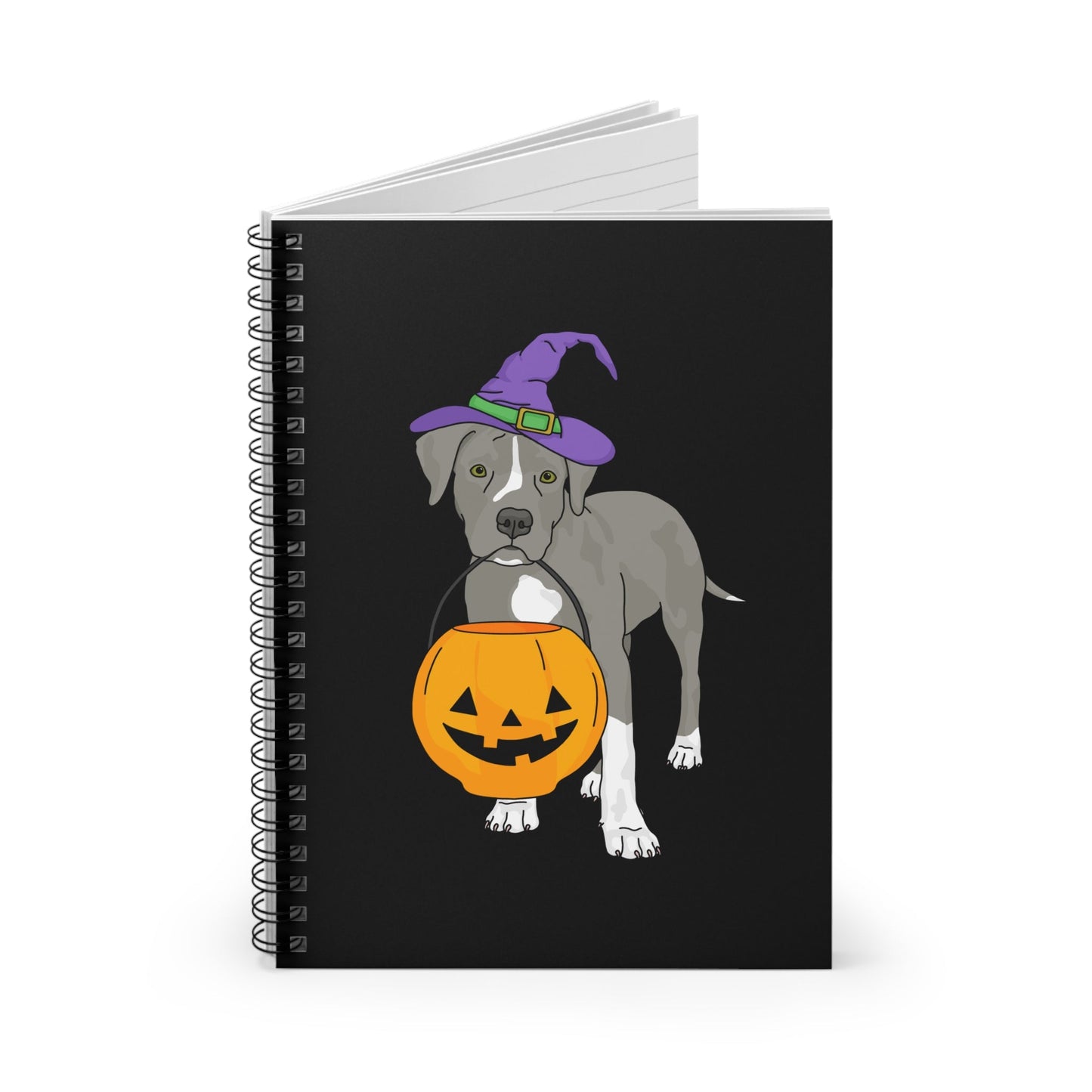 Witchy Puppy | Notebook - Detezi Designs-43227805379035088418
