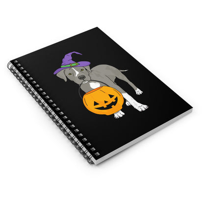 Witchy Puppy | Notebook - Detezi Designs-43227805379035088418