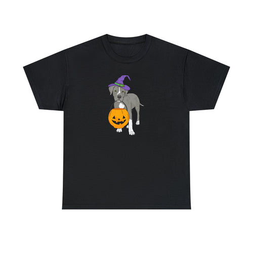 Witchy Puppy | T-shirt - Detezi Designs-31278639360419847515