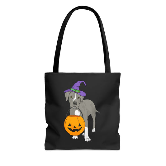 Witchy Puppy | Tote Bag - Detezi Designs-22541992821058993731