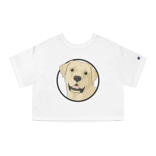 Yellow Labrador Retriever | Champion Cropped Tee - Detezi Designs-14799038472557006843